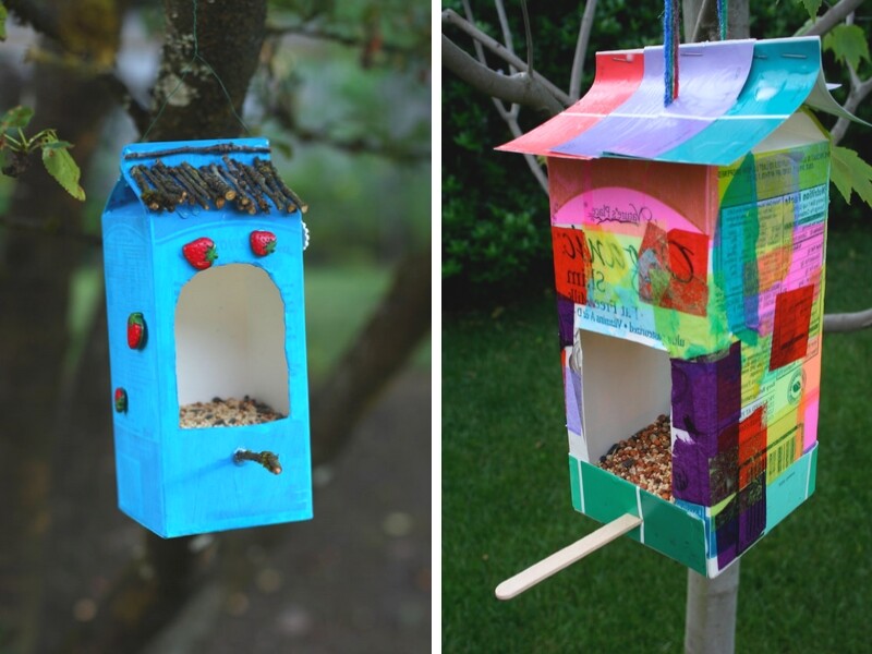 Fabriquer une mangeoire pour les oiseaux du jardin