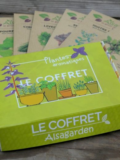 Coffret Plantes aromatiques (Assortiment 10 variétés condimentaires)