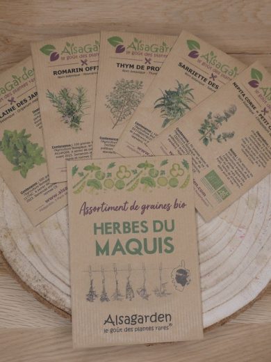 Assortiment Herbes du Maquis (5 Variétés de graines BIO)
